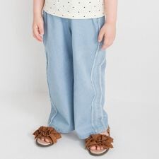 【接触冷感】ライトデニムパンツ