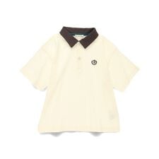 ポロシャツ風配色半袖Tシャツ