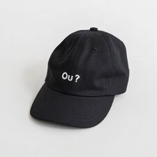 【Ou? by EDWIN】Ou?ロゴ刺繍入りキャップ