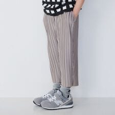 【b.+A】金子綾/ランダムプリーツパンツ