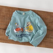 【WEB限定/DRC】アソートグラフィック長袖Tシャツ | ブランシェス(branshes)