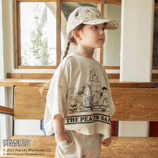 【ピーナッツ　75周年】×ブランシェス　7分袖Tシャツ