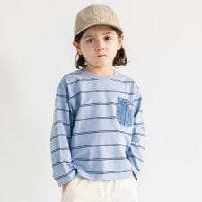 【デニムポケット】長袖Tシャツ ロンT