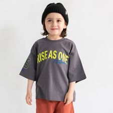 ロゴ7分袖Tシャツ