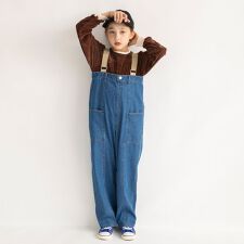 【Ou? by EDWIN】サス付きサロペット
