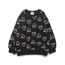 ブランシェス(branshes)の【WEB限定/DRC】アソートガールズグラフィック裏毛トレーナー