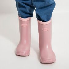 キッズ　ワッペン付きレインブーツ