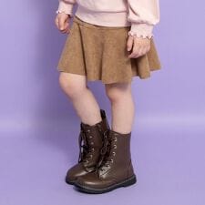 ブランシェス(branshes)のスウェードスカート