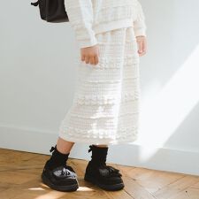 ブランシェス(branshes)のポコポコジャガードスカート