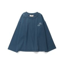 ワンポイント刺繍長袖Tシャツ　ロンT