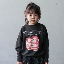 【aBity select./アビティセレクト】スイーツグラフィックアソート裏毛トレーナー