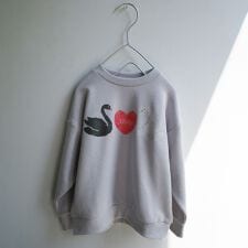 【aBity select./アビティセレクト】アソートモチーフ裏毛トレーナー