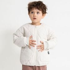 【マシンウォッシャブル】キルティング中綿ジャケット