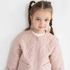 ブランシェス(branshes)のハート柄キルティングジャケット