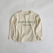 ブレックファースト フロントロゴプリント長袖Tシャツ