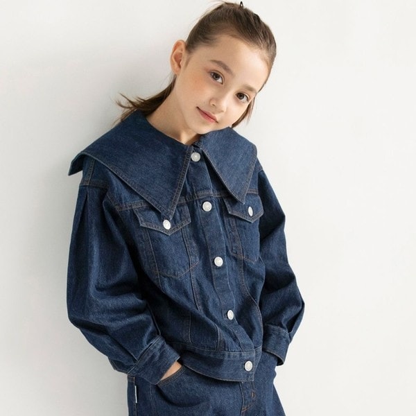 Ou? by EDWIN】デニムセーラーカラージャケット | ブランシェス