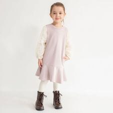 ブランシェス(branshes)のふんわり袖ワンピース