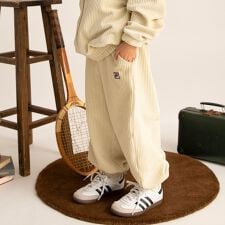 【FILA/フィラ別注】ニットコールロングパンツ