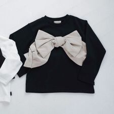 ブランシェス(branshes)の【WEB先行】【b.+A】金子綾/リボン付きトレーナー