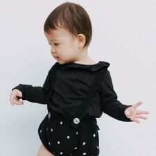 【WEB先行】【b.+A】金子綾/襟付き長袖Tシャツ