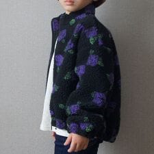 【aBity select./アビティセレクト】花柄ボアジャケット