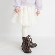 箔プリントチュールスカート