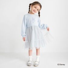 【DisneyCollection/ディズニーコレクション】裏起毛チュールドッキングワンピース