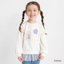【DisneyCollection/ディズニーコレクション】裏起毛裾チュールトレーナー