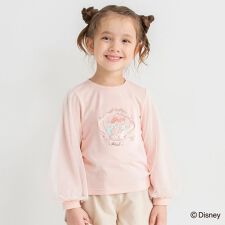 【DisneyCollection/ディズニーコレクション】袖チュール長袖Tシャツ