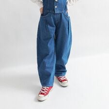 【Ou? by EDWIN】デニムタックパンツ