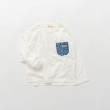 【デニムポケット】長袖Tシャツ