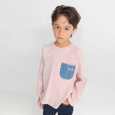 【デニムポケット】長袖Tシャツ