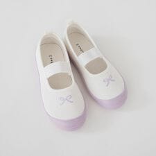 ワンポイント刺しゅう上履き