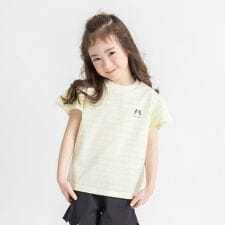 【ブランシェスmini】袖フリル半袖Tシャツ