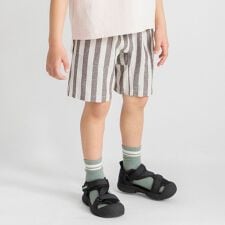 【爽パン / 綿100％】パナマ織り総柄ハーフパンツ