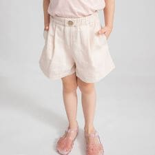 【爽パン/綿100％】パナマ織りショートパンツ