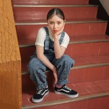 【Ou? by EDWIN】デニムサロペット