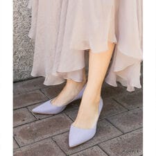 ＜21春夏新作＞【22-25.5】ワイズD細身 ポインテッドトゥベーシックパンプス