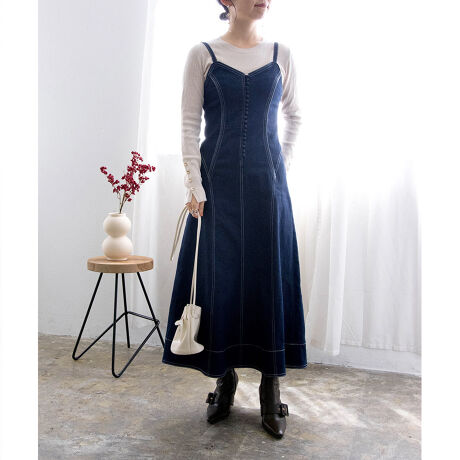 21秋冬新作＞マーメイドデニムワンピース | ランダ(RANDA) | マルイ  