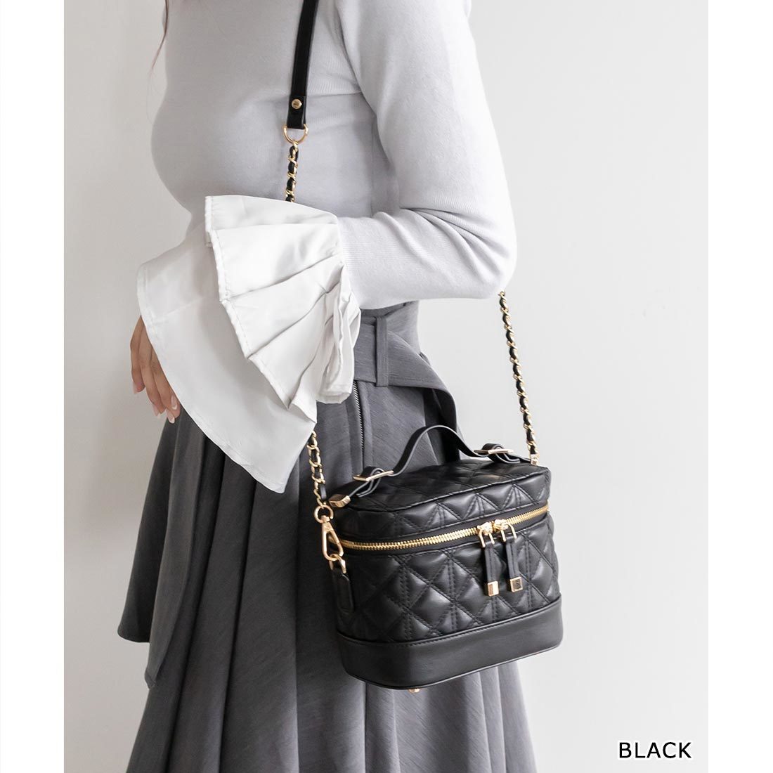 専用出品 バニティ&バッグ RANDA｜キルティング2WAYバニティバッグ | Rakuten Fashion(楽天
