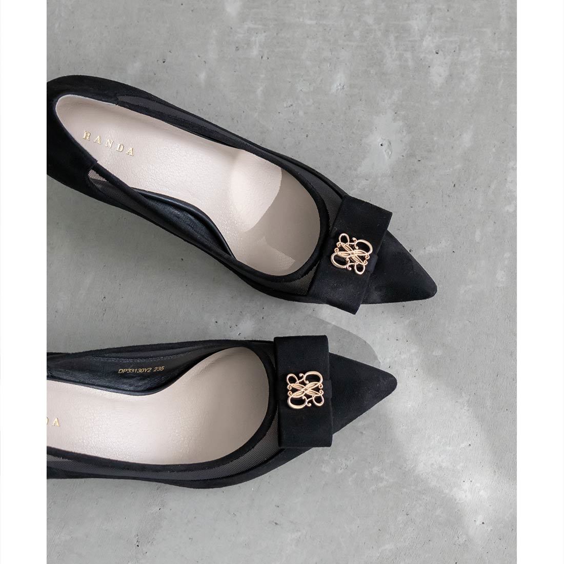 22-25.5】モノグラムパーツパンプス | ランダ(RANDA) | マルイウェブ