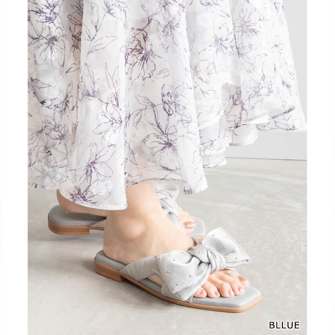 22.5-25.5】ビッグリボンフラットサンダル | ランダ(RANDA) | マルイ