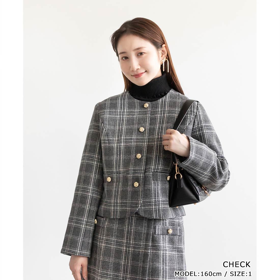 ◇モノトーンツイードジャケット | ジル スチュアート(JILL