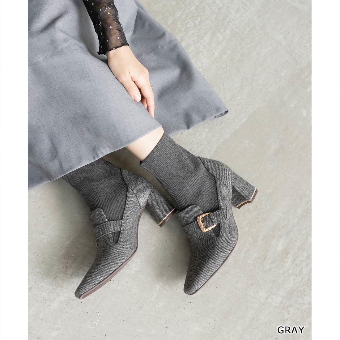 22.5-25.5】2WAYリボンベルトショートブーツ | ランダ(RANDA) | マルイ