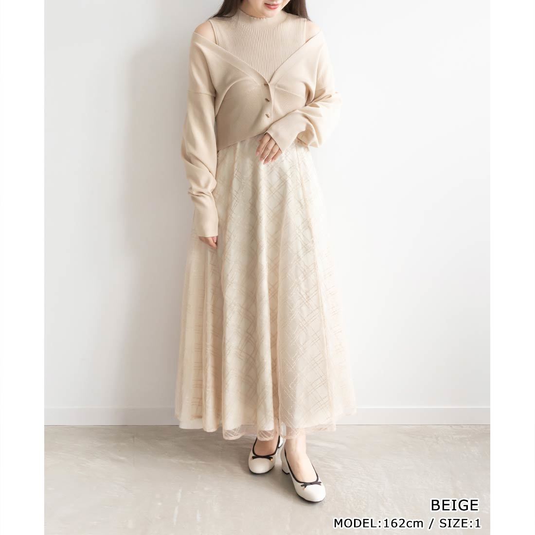 25春夏新作＞パールボレロセットワンピース | ランダ(RANDA