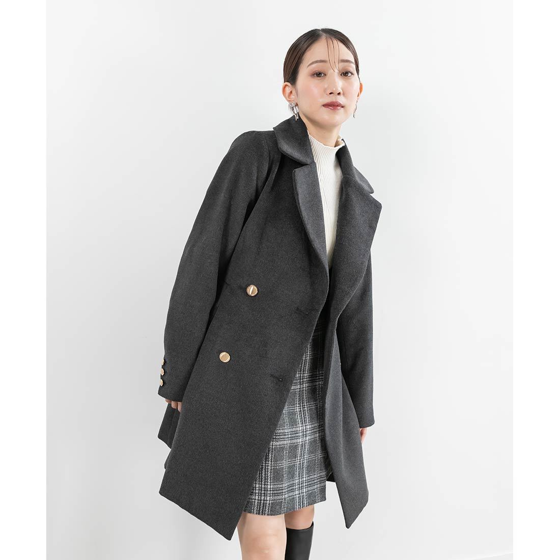 ミドル丈シャギーコート 24AW | プロポーション ボディ