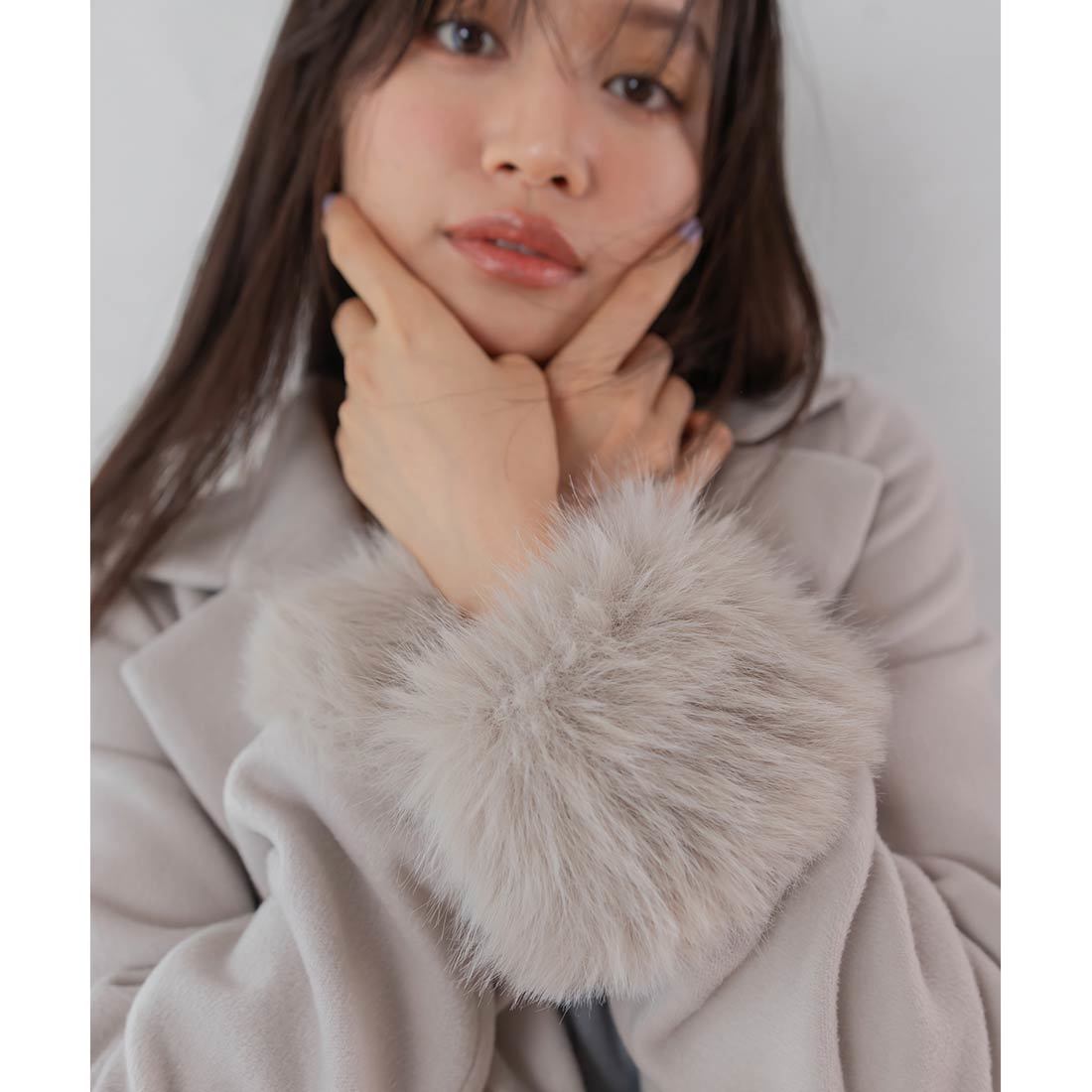 最終値下げ！ランダ♡今期新作　未使用美品ウエストフィットロングコート ランダ♡今期新作 未使用ウエストフィットロングコート