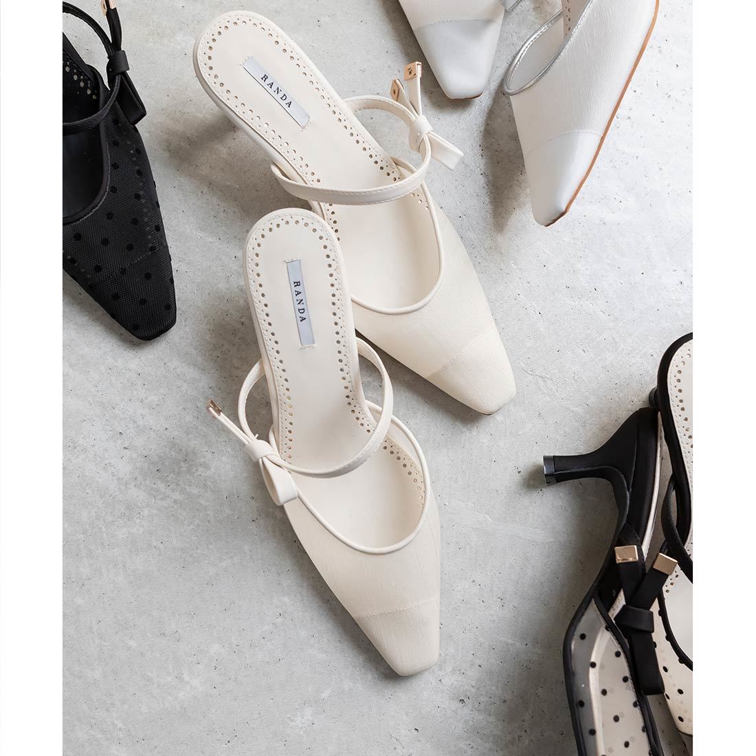 22.5-25.5】ボリュームフラワースポーツサンダル | ランダ(RANDA