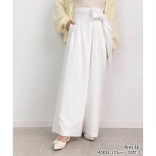 ＜25春夏新作＞ビッグリボンサイドタックパンツ