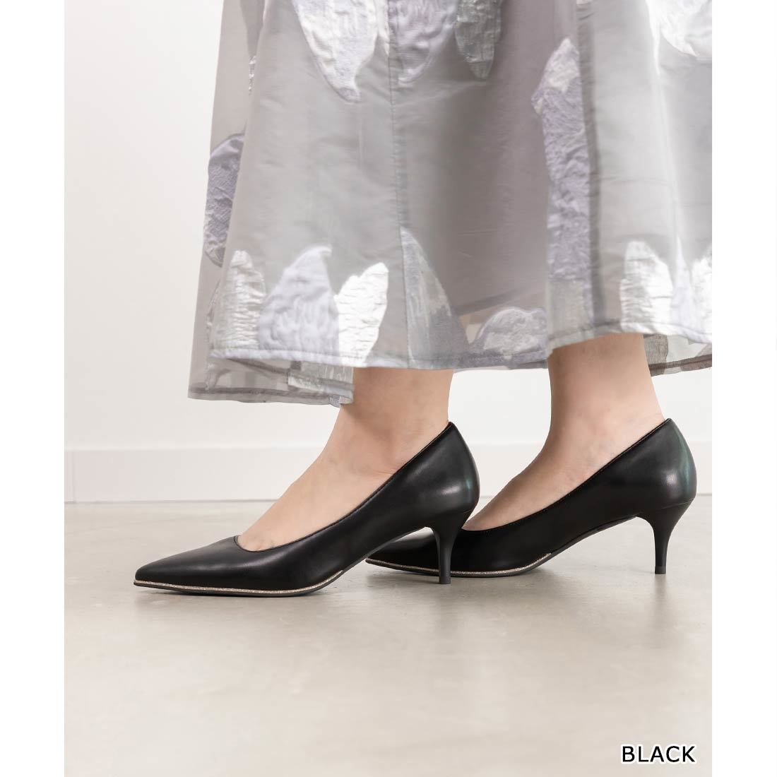 25春夏新作＞【22.5-25.5】ビッグサテンリボンミュール | ランダ